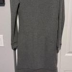 Tacera  grey long sleeve sweatshirt dress in PS Photo 2