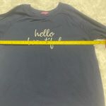 Isaac Mizrahi New  Blue Soft Stretch Long Sleeve top tee shirt woman’s XL Photo 4
