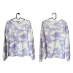 SheIn SZ S purple and white tie dye sweatsuit set Photo 2