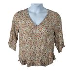 Rose & Thyme  Cottage Floral Boho Blouse NWT Size Medium Photo 1