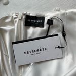 NWT Retrofete Jagger Silk Dress in White Size Large Photo 12