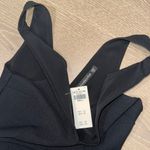 Abercrombie & Fitch Black Plunge V neck midi dress size XS tall Photo 4