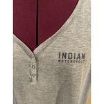 Indian Motorcycle Women's Athlete Performance Logo Print Tank Gray XL Photo 2