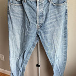 AGOLDE 90's Pinch Waist Jeans Straight Leg Light Wash Women's Size 32 Photo 0