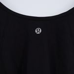 Lululemon  Align Long Sleeve Black Cropped V Neck Yoga Top Size 6 Photo 4