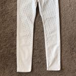 Brockenbow Reina Skinny Cropped High Waist Krystal White Studded Jeans 29 Photo 6