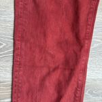 Veronica Beard  blake classic straight high rise in red oxblood Photo 13
