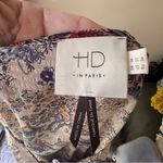 Anthropologie HD IN PARIS Chinoiserie Peasant Blouse BOHO FLORAL SHEER Size 2 Photo 5