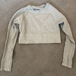 Aerie  OFFLINE Long Sleeve Cropped Shirt Photo 0