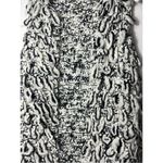 Topshop  Black White Chunky Loopy Knit Long Vest Gilet Size L Photo 3