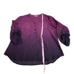 Dress Barn  sheer purple blouse Photo 1