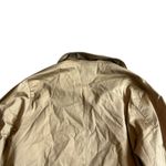 Realtakai Camel Colored Bomber Jacket Short Trench Coat Belt Size Medium Women's Tan Photo 6