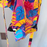 SheIn VCAY Tropical Floral Toucan Romper Jumpsuit Large NWT Photo 4