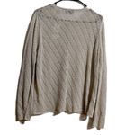 Marisa Christina Tan Cardigan with Textured Knit V Photo 1