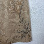 Badgley Mischka Beige Sleeveless Beaded Embroidered Dress Size 8 Photo 1