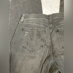 SO  clothing black distressed super high-rise wide leg 90s jeans Photo 5