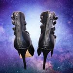 Bebe  brand black strappy ankle platform he… Photo 5