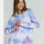 Free People New with tags movement Women's Purple Tie Dye Work It Out Hoodie Photo 1