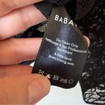 Babaton  Aritzia Black Lace Sheer Blouse Womens S Long Sleeve Whimsigoth Classic Photo 3