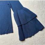 Jack by BB Dakota : Blue Knit Flare Sleeve Blouse Photo 4