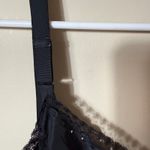 Barbizon Slip/Dress Black Fabulously designed 1940s 1950s Dark Whimsy Goth XS Photo 5