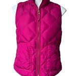 J.Crew Factory Hot Pink Down Filled Vest, Sz S Photo 0