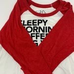 Chaser  Raglan Graphic Tee shirt Size L Red:White Photo 5