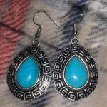 Turquoise Earrings Blue Photo 0