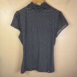 White House | Black Market  Size Large Cap Sleeve‎ Front Tie Vneck Blouse Career Photo 6