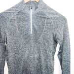 Zyia active charcoal gray fitted breathable long sleeve quarter zip top Size XS Photo 1