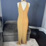 Women’s Sheer Gold Party Club Dress Halter
Neck Sleeveless Zip Back Size 12 NEW Photo 3