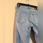 Aeropostale EUC  Denim Blue High Rise Ripped Light Wash Jeans size 2 short Photo 6