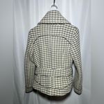 SOIA & KYO  Gray Houndstooth Wool Belted Jacket | M Photo 12