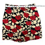 Ashworth Womens Floral Print Skort Size 6 Red, Black, & Beige Photo 11