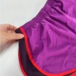 Nike  Shorts Womens Small Purple Dusk Red‎ Trim Tempo Dri Fit Running Photo 7