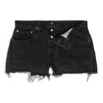 Levi's ✨ 501 Original Cutoff Black Sz 28 Shorts✨ Photo 4