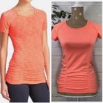 Athleta orange/peach short sleeves top tee Photo 1