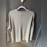 American Eagle  Outfitters  Gray Waffle Knit High Low Top Photo 3