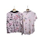 Kate Spade Lot of 2 Sz Small Pajama Tops Button Up Pink Sleepwear Photo 1