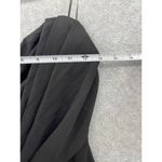 Symphony  Women's Strapless Formal Dress Long Size Small Solid Black High Slit Photo 10