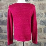 NARCISCO Rodriguez For Design Nation Sweater Woman's Size Medium Pink Sequins Photo 11