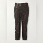 STILL HERE Tate Paneled Faux Leather Straight Photo 2