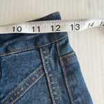 Frye Women's Button down Denim Skirt Size 2 Blue dark wash mid rise Photo 7