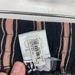 Beach Riot  Pink‎ Black Striped Dover Set Crop Top Tie Pants Set Cover-Up Small S Photo 8