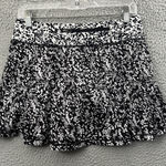 Lululemon Pace Rival Skirt Skort Chirakasu Black Alpine White Tennis Size 6 Tall Photo 0