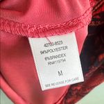 One World “Live and Let Live” Red Boho Peasant Dress Photo 4