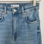 ZARA  Blue Light Wash Distressed Skinny Jeans 2 Photo 1