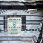 Panhandle Rough Stock Pearl Snap Western Shirt Women's M Aztec Print Cowgirl NWT White Size M Photo 7