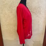 Karen Scott Vintage 90’s Valentines Day Heart 2-in-1 Cardigan Shirt Photo 6