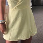 superdown Yellow Low Cut Skater Dress Photo 0